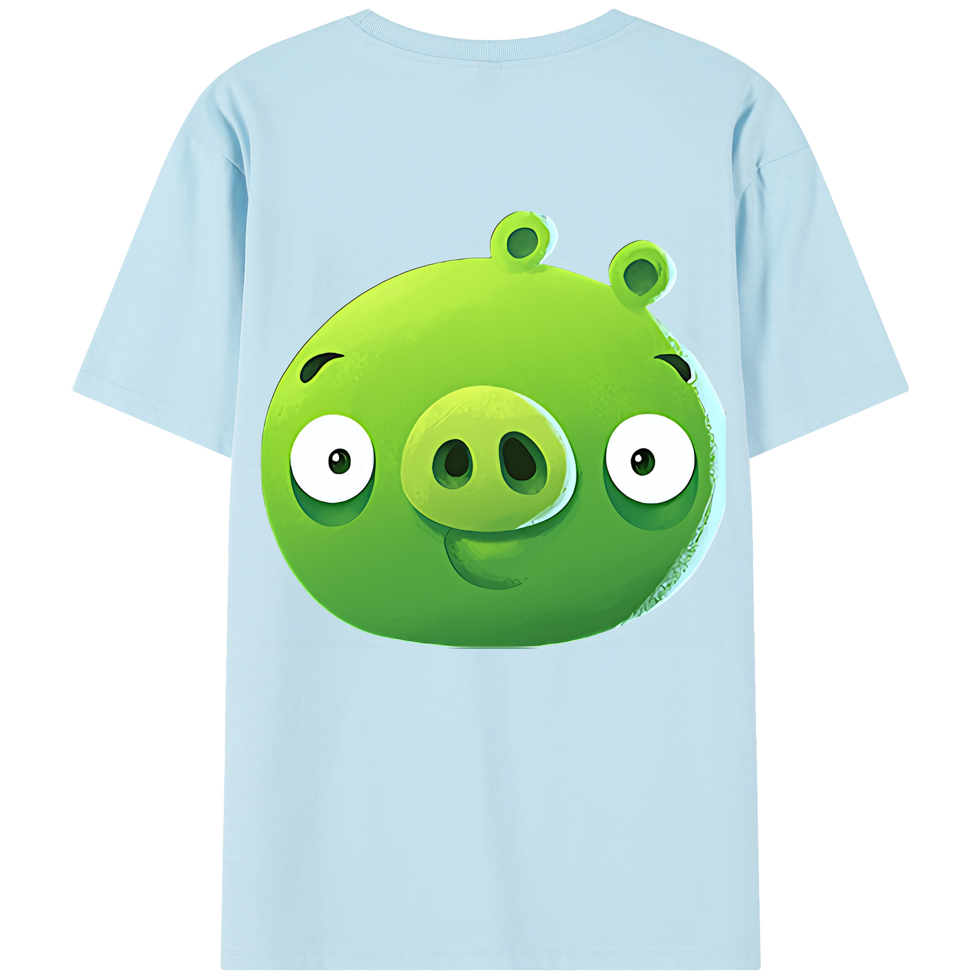（画像用） Angry Birds アングリーバード 綿100％半袖Tシャツ（背面プリント）